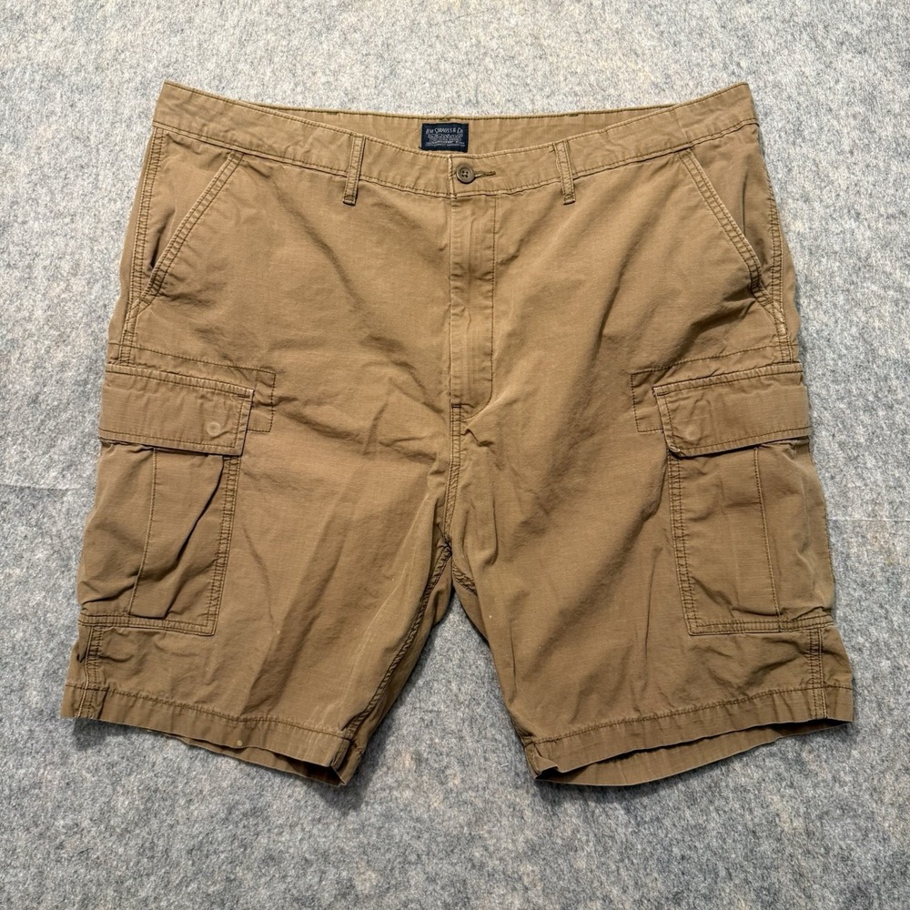Levi's Cargo Shorts Mens 42 Brown Khaki Utility Workwear Two Horse Relaxed